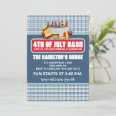 毎年恒例の7月4日パーティー招待状 招待状 (スタンド正面)