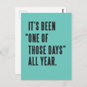 毎年「その日の一つ」だ ポストカード (正面/裏面)