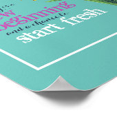 毎感動的日8x10の新しいスタートプリント ポスター (角)