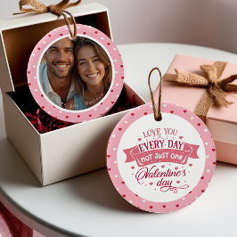 毎日あなたを愛する1日だけでなく写真 セラミックオーナメント