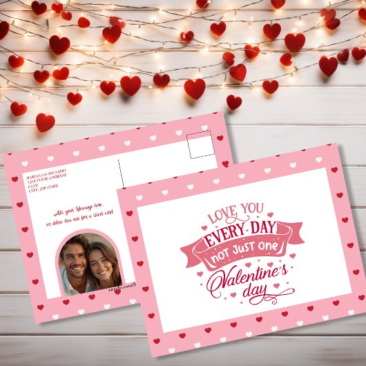 毎日あなたを愛する1日だけでなく甘い シーズンポストカード