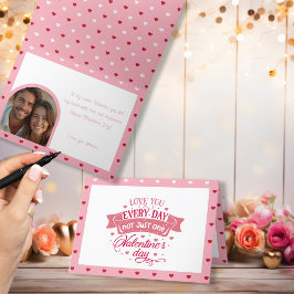 毎日あなたを愛する1日だけでなく、ロマンチック シーズンカード