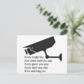 毎日あなたを見ている ポストカード (スタンド正面)