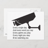 毎日あなたを見ている ポストカード (正面/裏面)