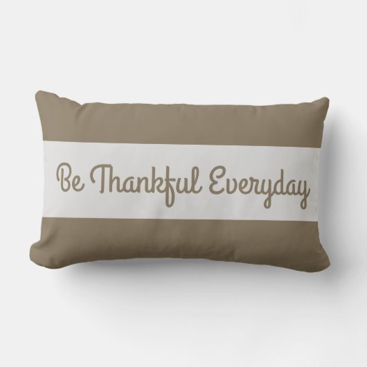 毎日ありがとうございま賛美す ランバークッション (正面)