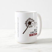 毎日ありますあなたの誕生日のマグはそれのように住んでいます コーヒーマグカップ (正面右)