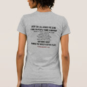 毎日ありますあなたの誕生日のTシャツはそれのように住んでいます Tシャツ (裏面)