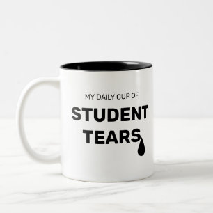 毎日おもしろいの学生の涙 ツートーンマグカップ