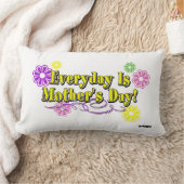 毎日お母さんの日よ！花と種類 ランバークッション (ブランケット)