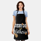毎日お母さん エプロン (着用した状態)