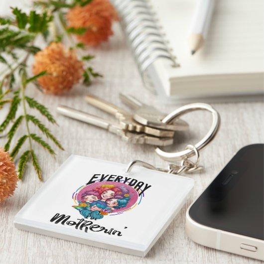 毎日お母さん キーホルダー (正面右)