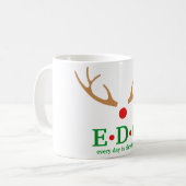 毎日がクリスマスのマグカップ コーヒーマグカップ (正面左)