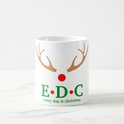 毎日がクリスマスのマグカップ コーヒーマグカップ (中央)
