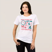 毎日がクリスマスみたい トライブレンドTシャツ (正面全面)