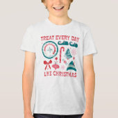 毎日がクリスマスみたい トライブレンドＴシャツ (正面)