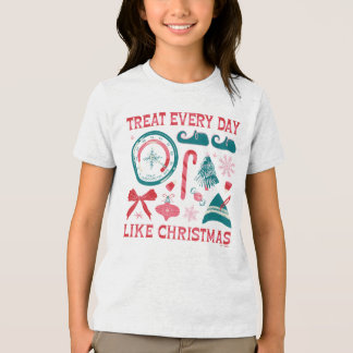 毎日がクリスマスみたい トライブレンドTシャツ