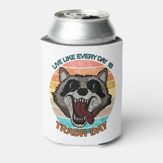 毎日がゴミの日のように生きる 缶クーラー (缶裏面)