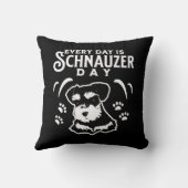 毎日がシュナウザーの日だ クッション (裏面)
