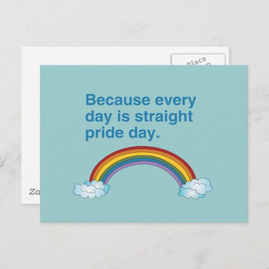 毎日がストレートプライド日だから ポストカード (正面/裏面)