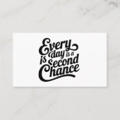 毎日がチャンス 名刺 (正面)