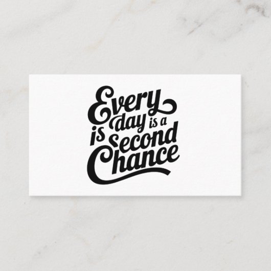 毎日がチャンス 名刺 (正面)