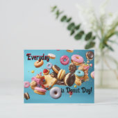 毎日がドーナツの日！ ポストカード (スタンド正面)