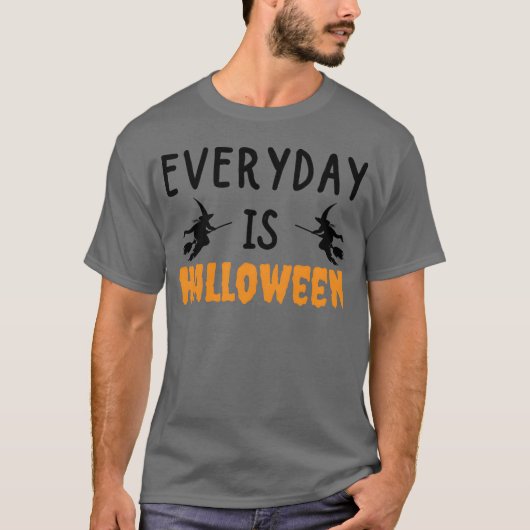 毎日がハロウィン リトロ Tシャツ (正面)