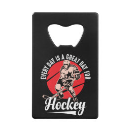 毎日がホッケー素晴らしの日だ クレジットカード栓抜き