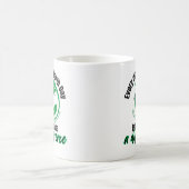 毎日が地球の日で、違いを生み出そう。 コーヒーマグカップ (中央)