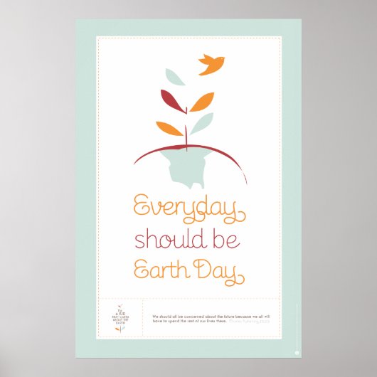 毎日が地球の日になるべき – LIGHT ポスター (正面)