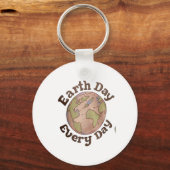 毎日が地球の日🌍 キーホルダー (正面)
