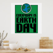 毎日が地球の日 ポスター (キッチン)