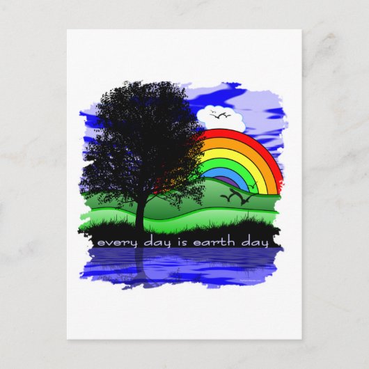 毎日が地球の日 ポストカード (正面)