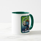 毎日が地球の日 マグカップ (正面右)