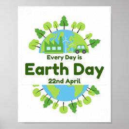 毎日が地球の日 |地球の日 ポスター