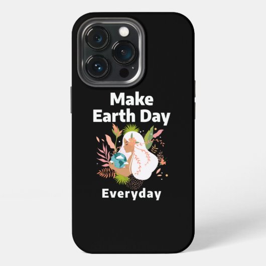 毎日が地球の日 iPhoneケース (裏面)