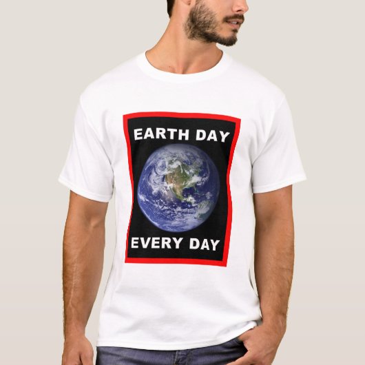 毎日が地球の日 Tシャツ (正面)