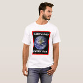 毎日が地球の日 Tシャツ (正面フル)