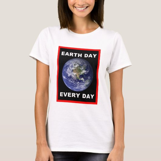 毎日が地球の日 Tシャツ (正面)