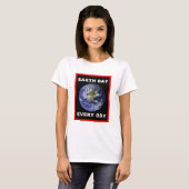 毎日が地球の日 Tシャツ (正面フル)