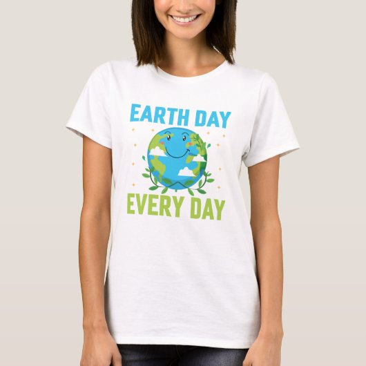 毎日が地球の日 Tシャツ (正面)