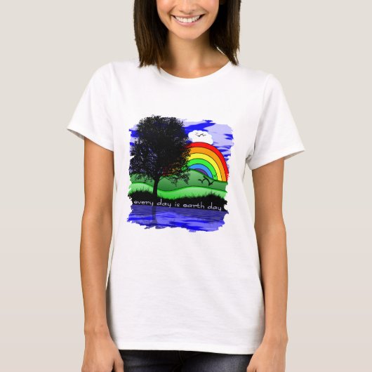 毎日が地球の日 Tシャツ (正面)