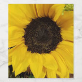 毎日が太陽の光で満たされますように! ワインラベル (シングルラベル)