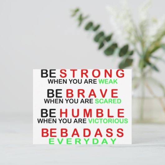 毎日が悪い ポストカード (スタンド正面)