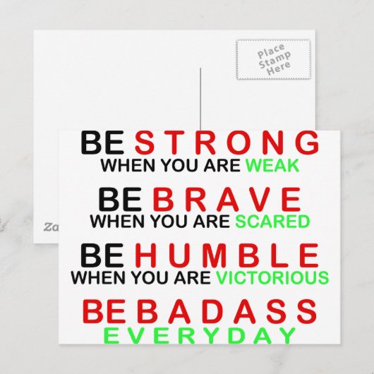 毎日が悪い ポストカード (正面/裏面)