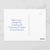 毎日が新しい初めのルカラフルピヌの花 ポストカード (裏面)