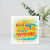 毎日が新しい機会引用文 カード (スタンド正面)