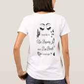 毎日が新たな始まり Tシャツ (裏面)