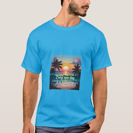 毎日が新たな始まり Tシャツ (正面)