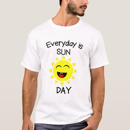 毎日が日曜だ Tシャツ (正面)